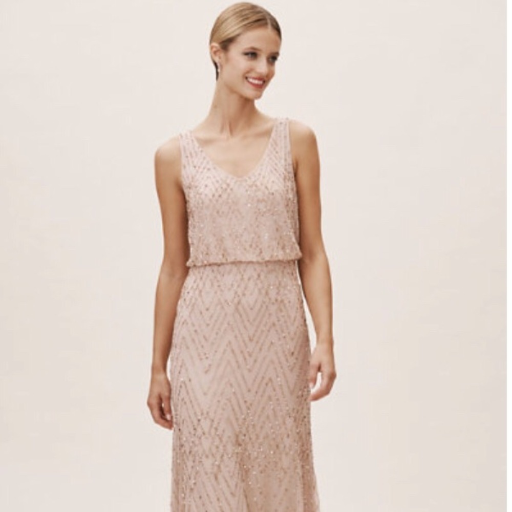 BHLDN Blaise Dress / US 6 / Blush